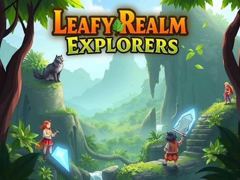 Leafy Realm Explorers Game Cover - Authentic Indian Fantasy Adventure by Daman Games