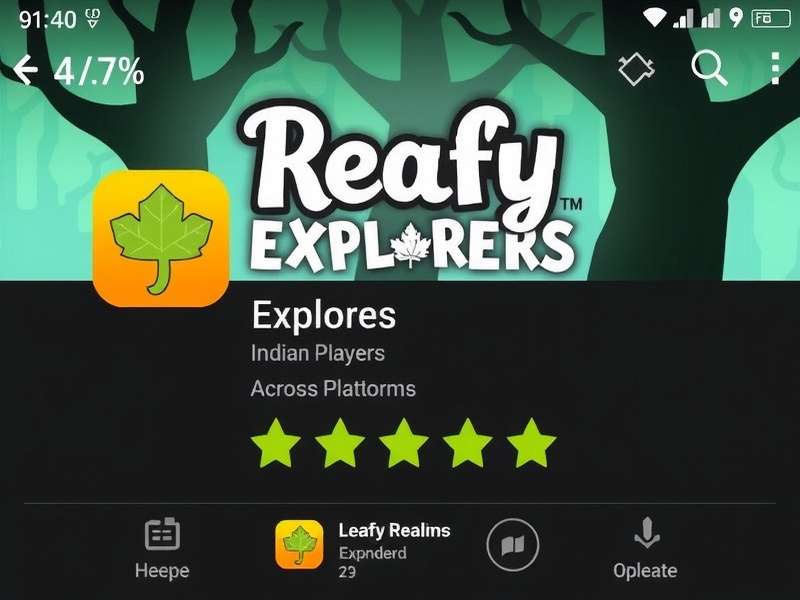 Leafy Realm Explorers App Store Ratings - 4.9/5 from Indian Players Across Platforms